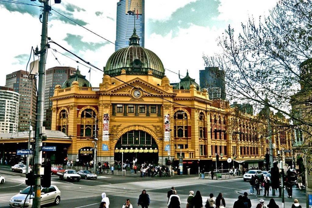 A Chic & Comfy 2Br Apt Near Federation Square Melburne Exterior foto